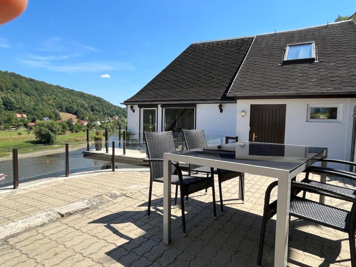 Saechsische-Schweiz-Ferienhaus-Wohnung-1-Mit-Elbblick-Sauna-Und-Kamin 쾨닉슈타인 안 데어 엘베 외부 사진