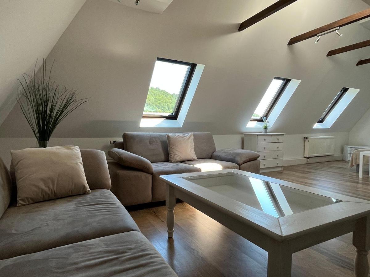 Saechsische-Schweiz-Ferienhaus-Wohnung-1-Mit-Elbblick-Sauna-Und-Kamin 쾨닉슈타인 안 데어 엘베 외부 사진