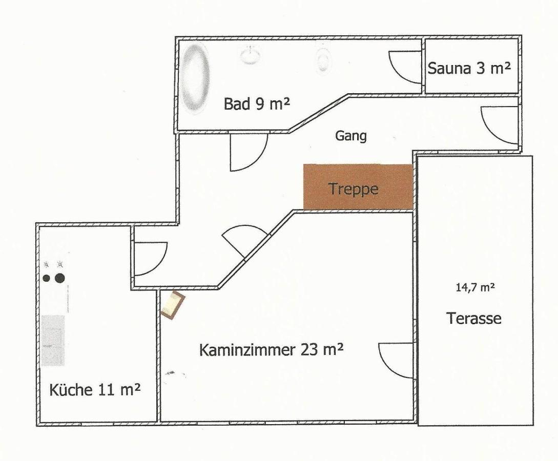 Saechsische-Schweiz-Ferienhaus-Wohnung-1-Mit-Elbblick-Sauna-Und-Kamin 쾨닉슈타인 안 데어 엘베 외부 사진
